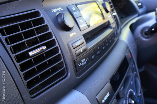 car vent and radio