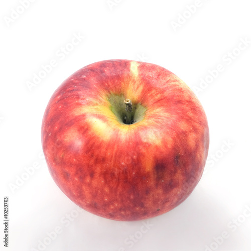 Red apple, clipping path