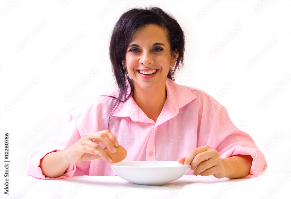 Cook the egg Cook the egg