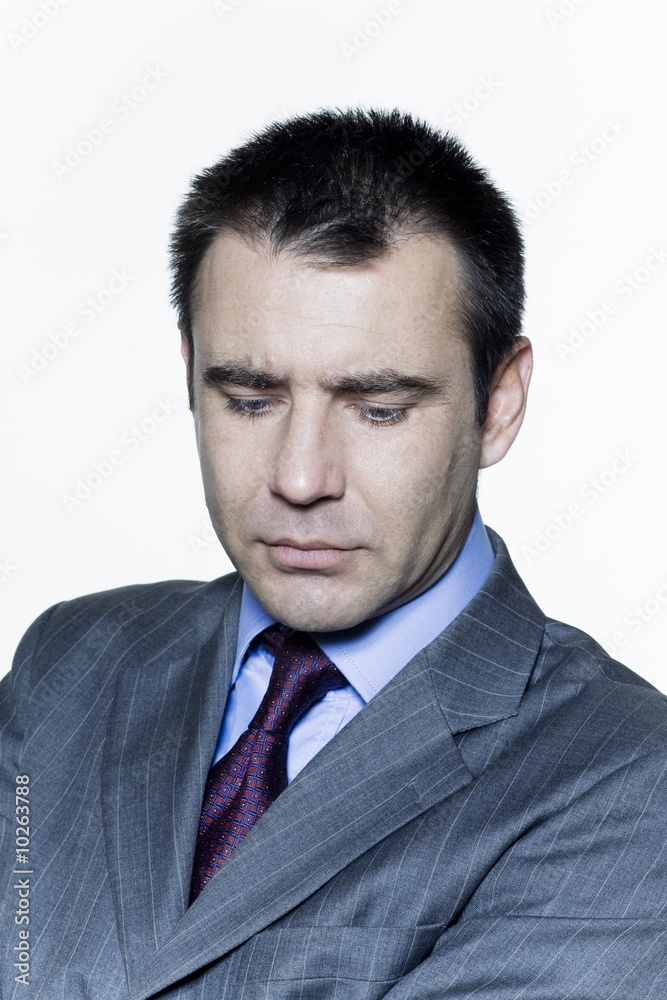 thinking business man thinking business man