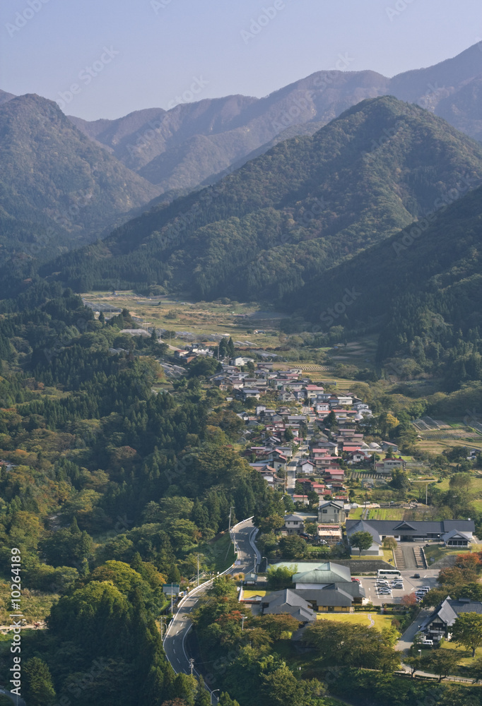 Image of Yamadera Valley, Miyagi, Japan.