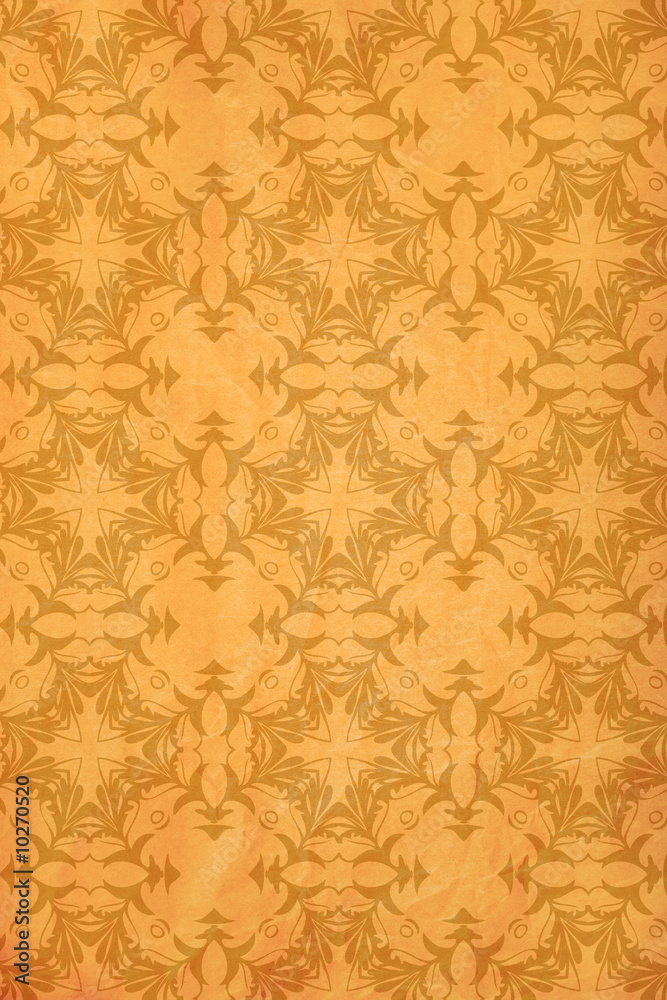 paper background texture with seamless ornament pattern