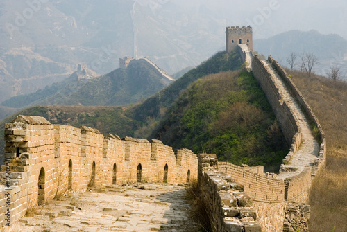 Famous great wall at Simatai near Beijing, China photo