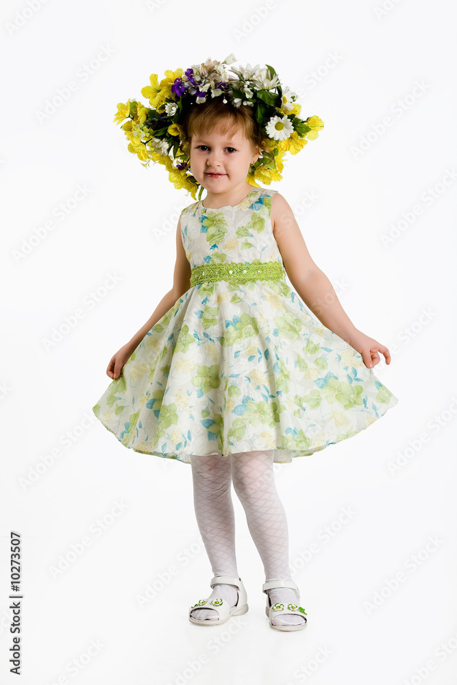 Girl with wreath Girl with wreath
