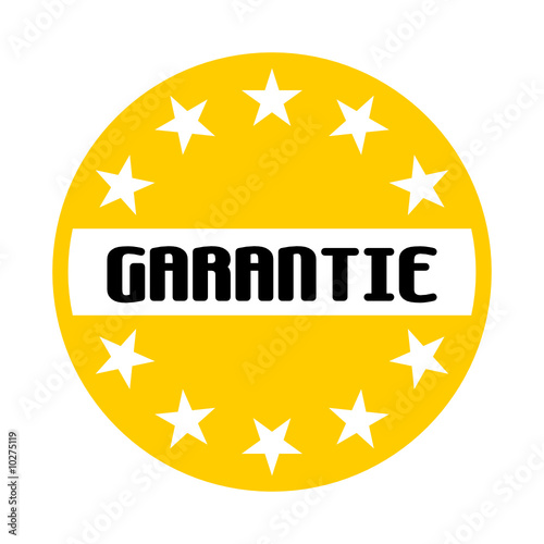 garantie button
