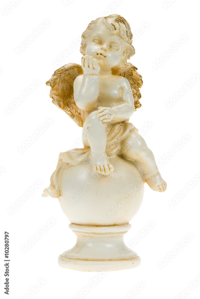 angel isolated on a white background angel isolated on a white background