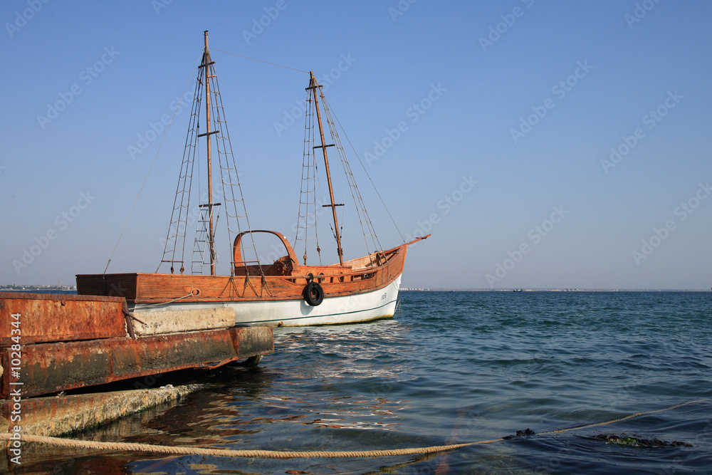 Black Sea, Boat, Crimea, Ukraine