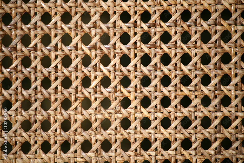 Straw interlacing as a background
