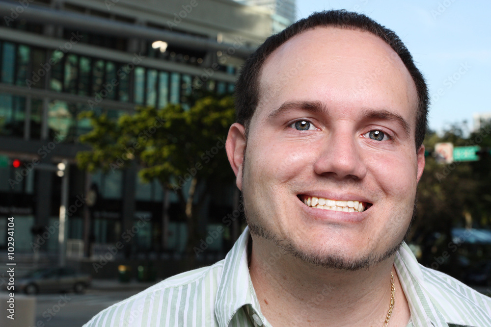 Man smiling Man smiling