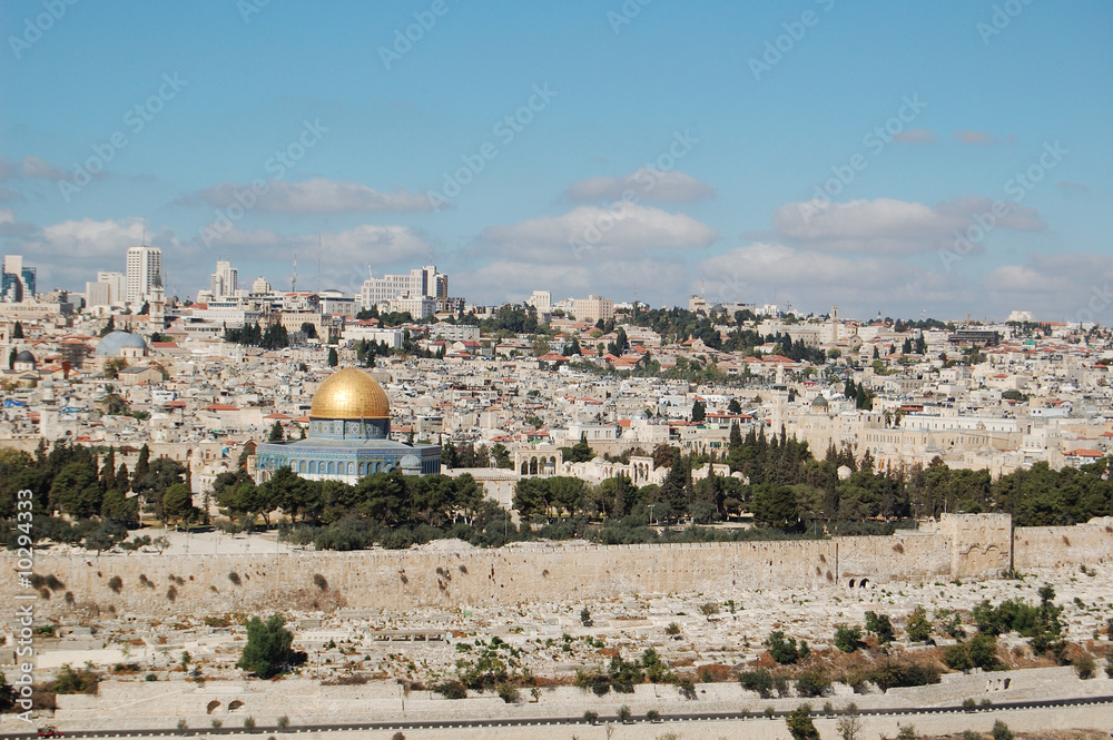 View of the Jerusalem old city