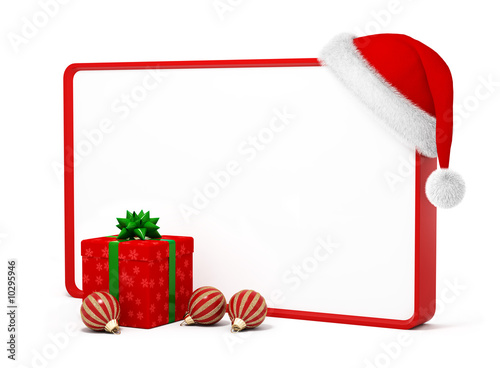 christmas greeting card with space for text