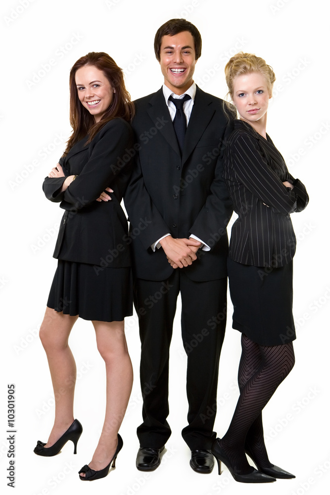 Three business people Three business people