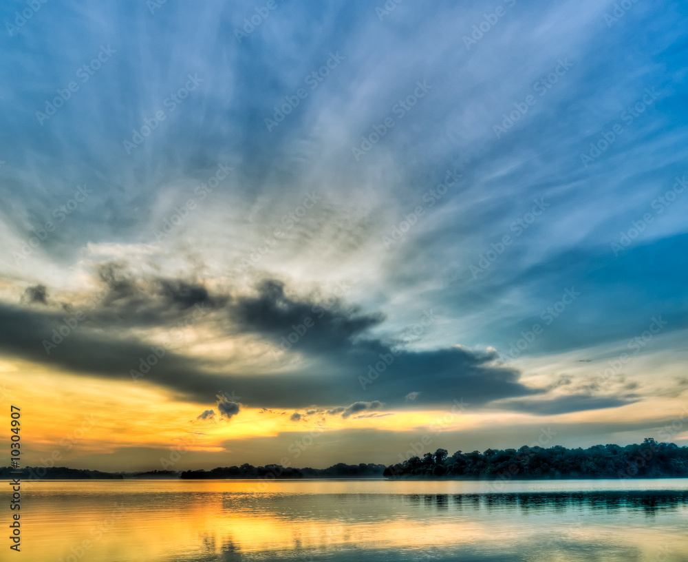 Cloudscape at Sunset