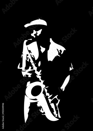 Saxophon-Spieler 2 #10304946