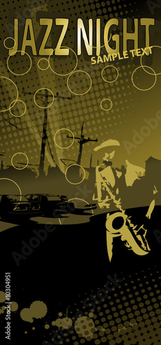 Saxophon-Party Flyer 2