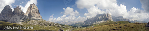 Panorama Langkofelgruppe - Sella photo