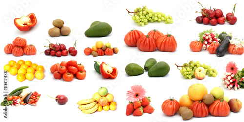 Fototapeta Naklejka Na Ścianę i Meble -  planche de légumes et de fruits