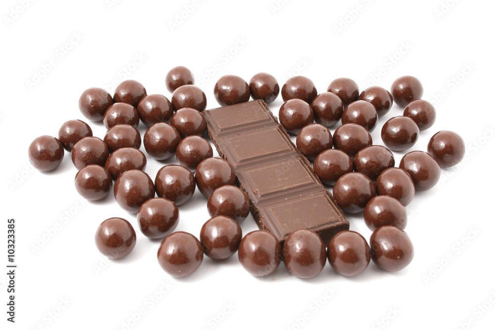 brown chocolate isolated on white brown chocolate isolated on white