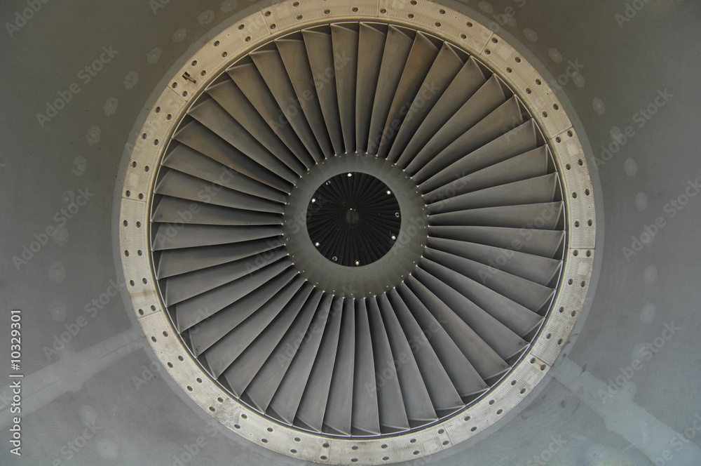 Fototapeta premium Flugzeugturbine