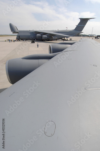 Obraz w ramie Transportflugzeug