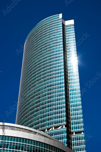 Skyscraper in the International Business Centre, Moscow, Russia