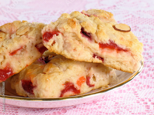 Cranberry & Cherry Scones