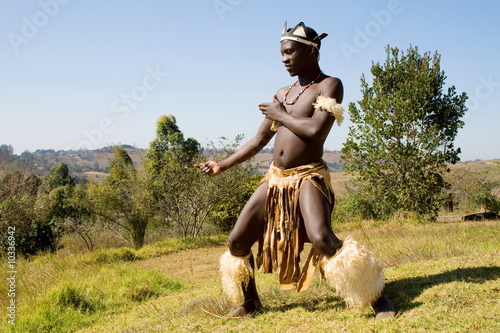 african zulu dancer photo