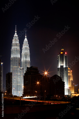 Section of the Business District of Kuala Lumpur