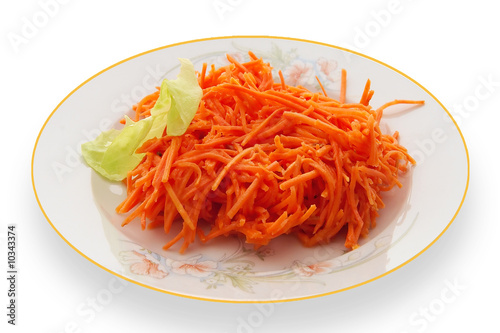 salade de carottes photo