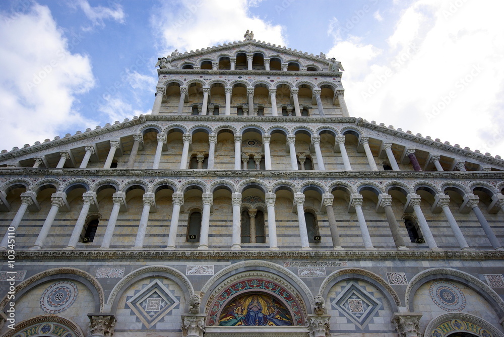 Pisa, facciata della Cattedrale