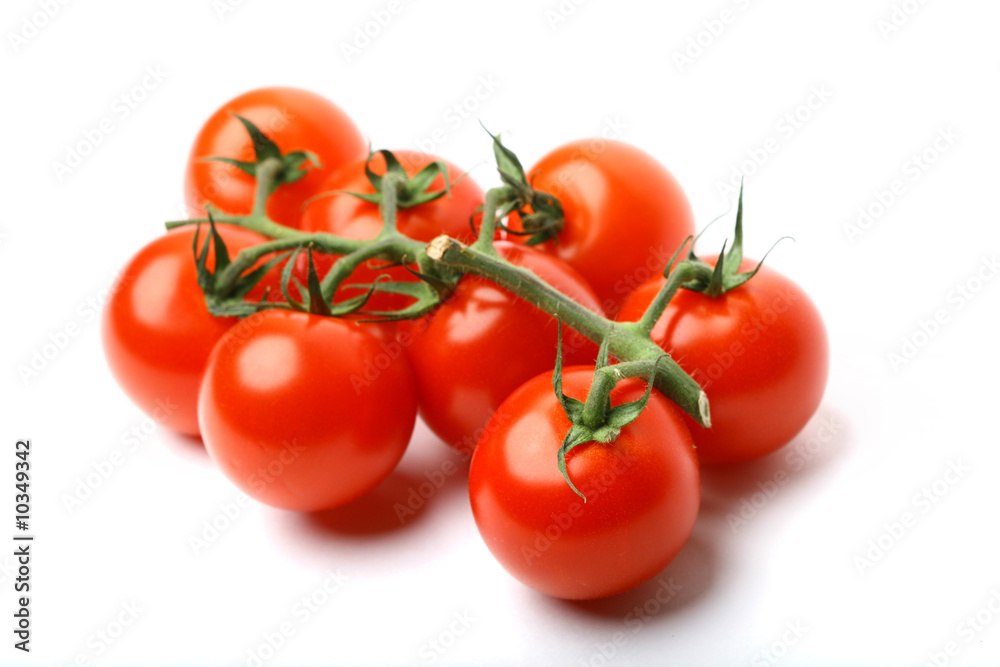 cherry tomato isolated on white background cherry tomato isolated on white background