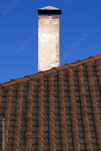 Greek Roof Chimney © Berwyn Jay