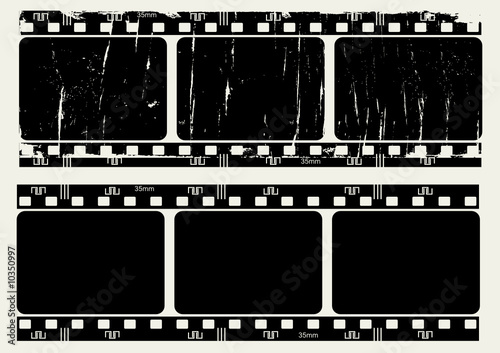Editable vector film frame