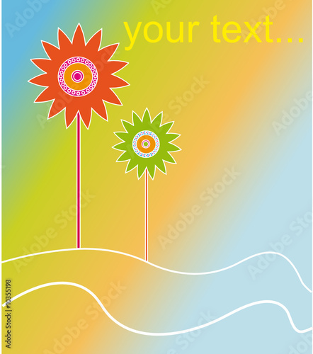 Blumen Illustration