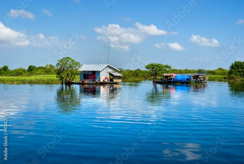 Tonle Sap lake, Siem reap. Cambodia.