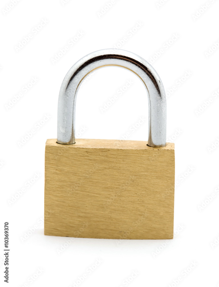 padlock studio isolated over white padlock studio isolated over white