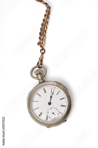 Vintage Pocket Watch and Chain