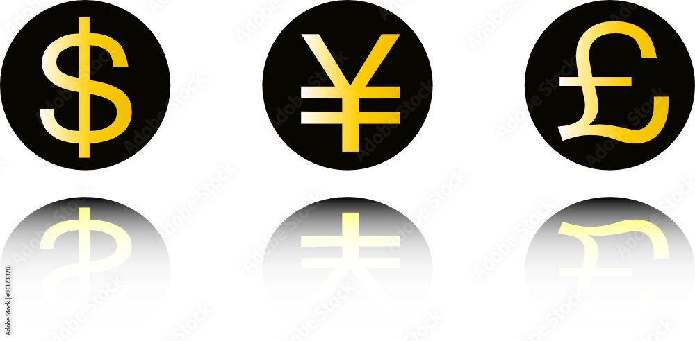 money symbol set money symbol set