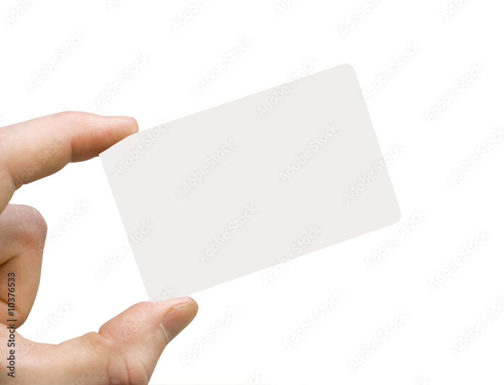 Fototapeta premium blank business card