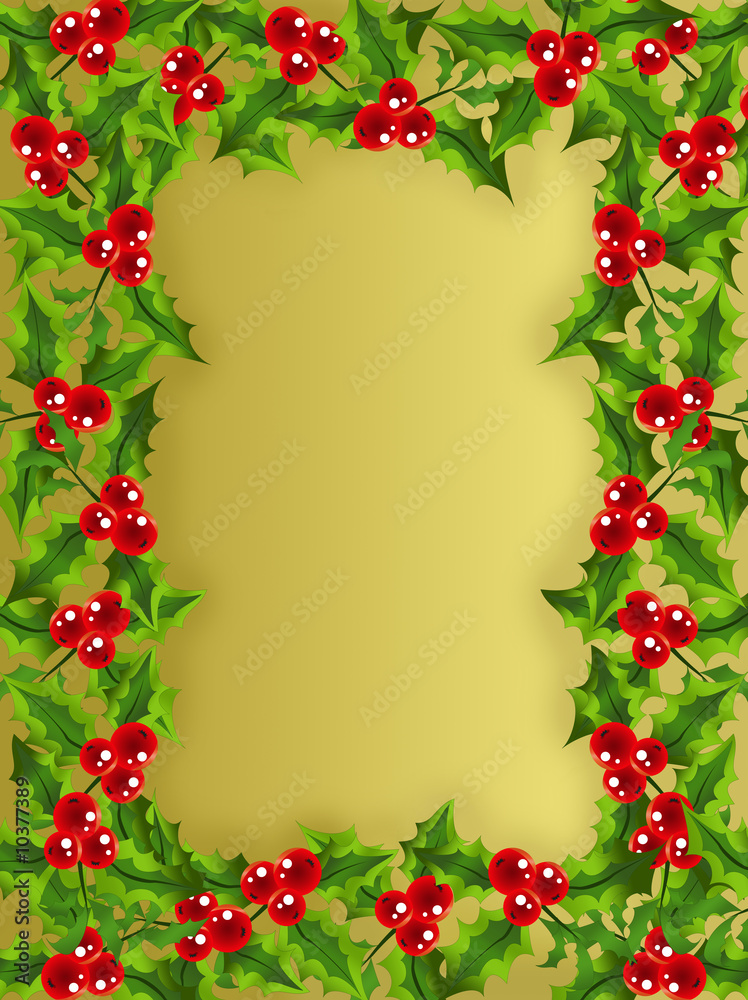 Golden Christmas frame # 3 Golden Christmas frame # 3
