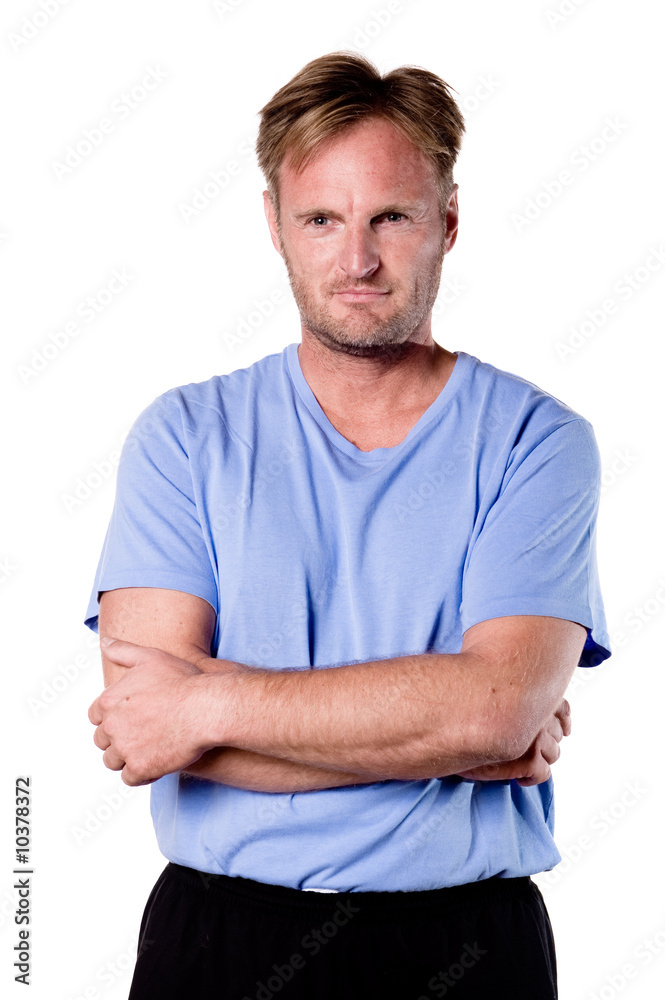 Soccer player. Full isolated studio picture Soccer player. Full isolated studio picture