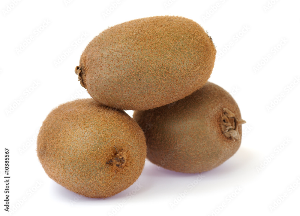 Group of kiwi fruits isolated on white background Group of kiwi fruits isolated on white background