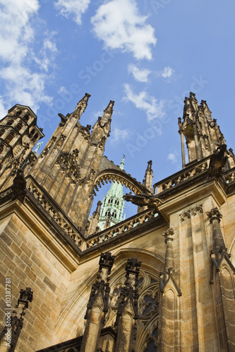 Image of St.Vitus Cathedral from Prague Castle.