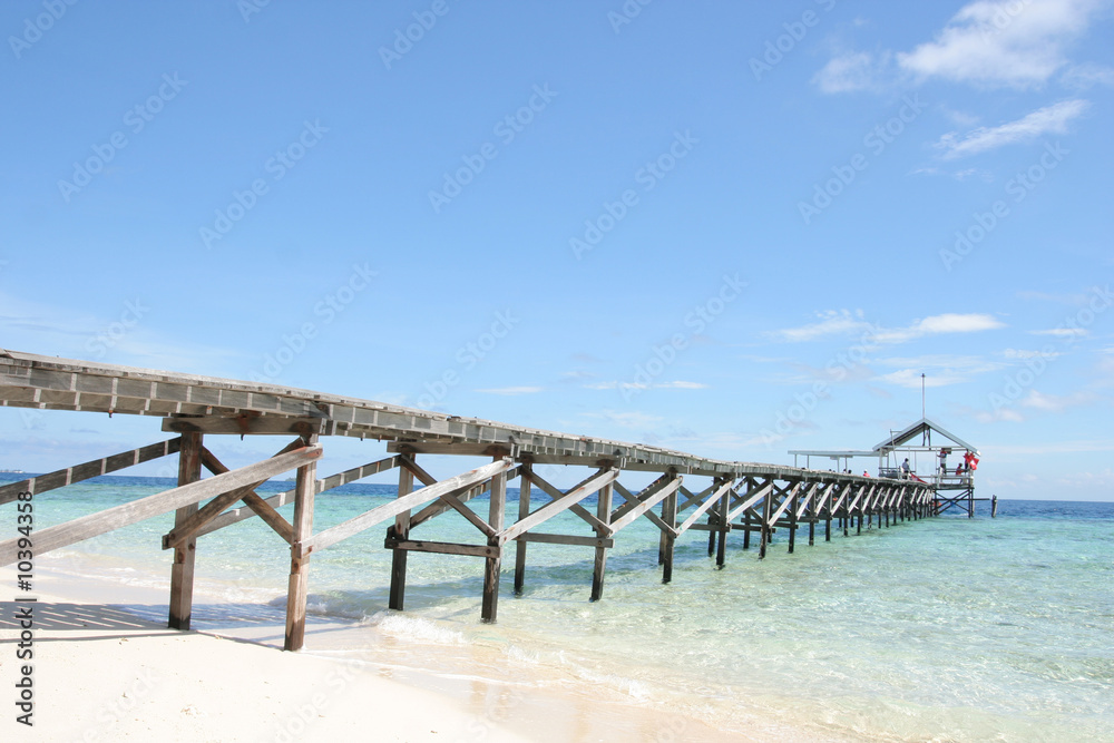 pier at island