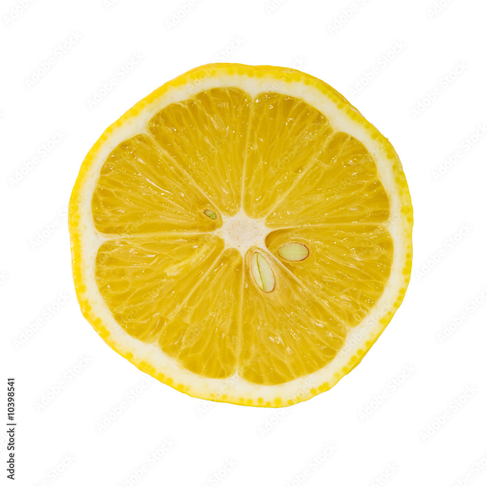 lemon slice isolated on white background lemon slice isolated on white background