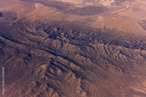 Desert mountain range in the American southwest