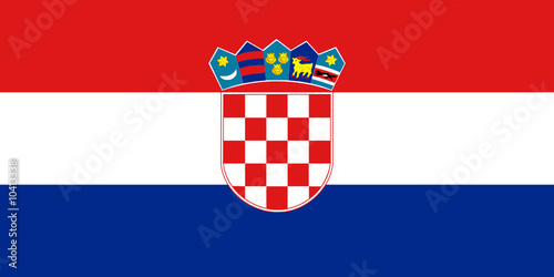 Bandiera Croazia photo