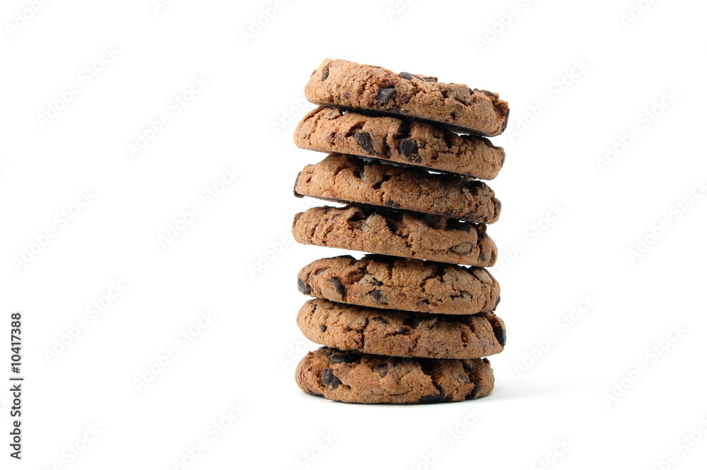 sweet cookies isolated on a white background sweet cookies isolated on a white background