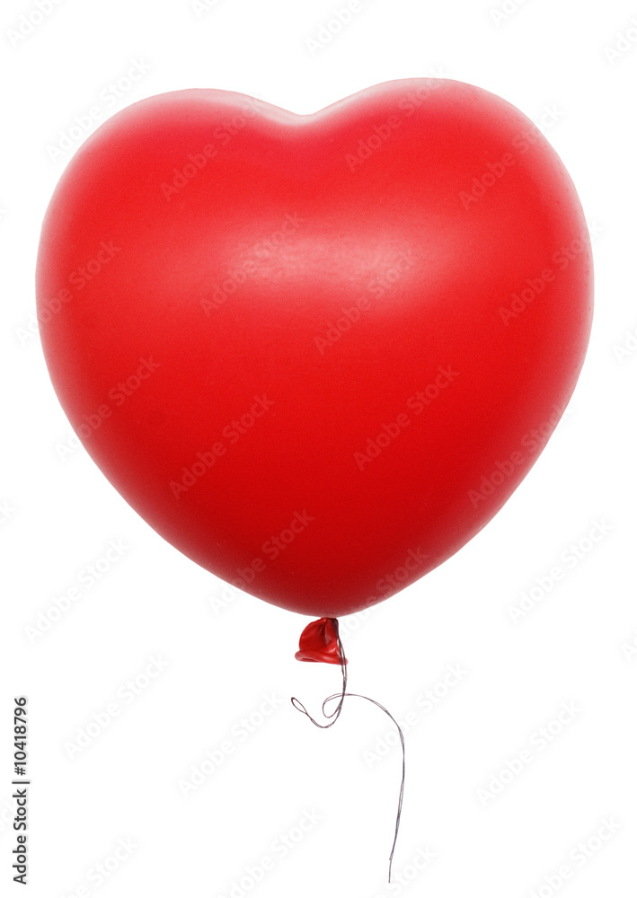red heart balloon isolated on white red heart balloon isolated on white