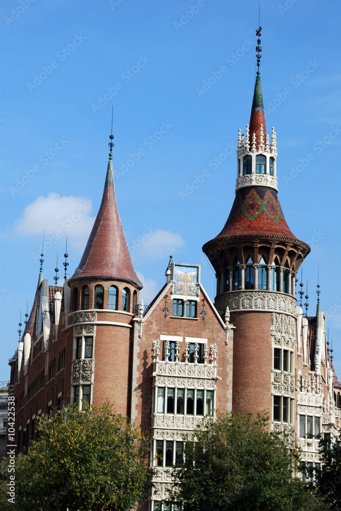 Obraz premium Chateau à Barcelone